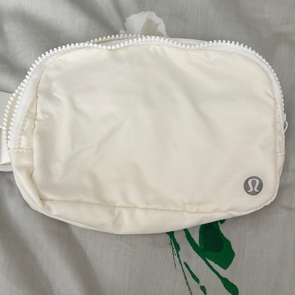 Lululemon white Belt Bag